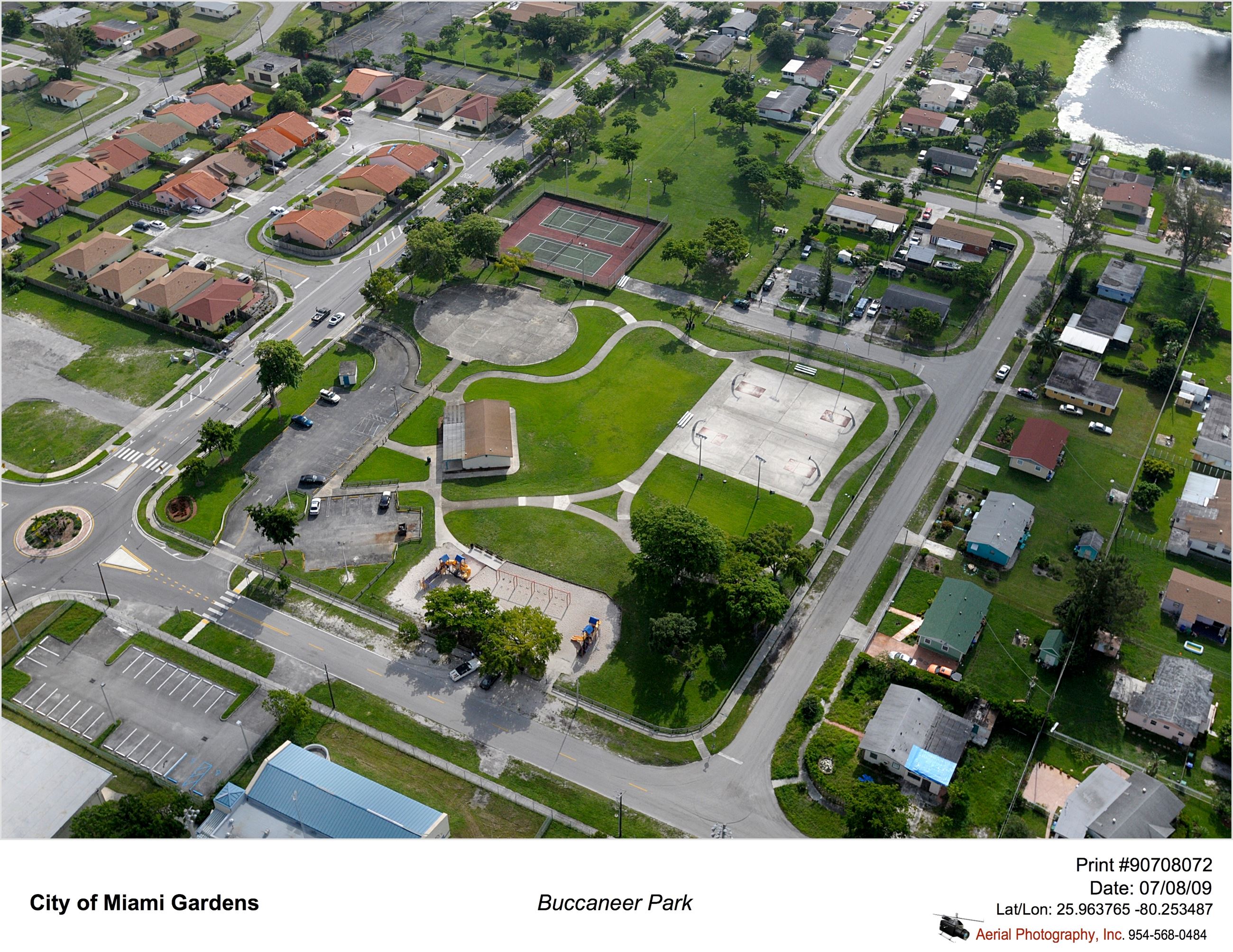 Buccaneer park aerial layout